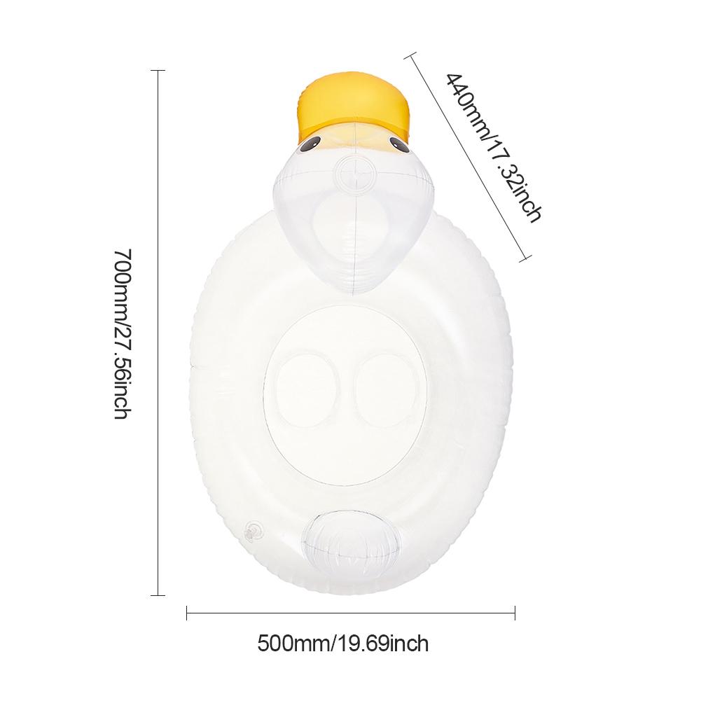 Плавающий круг-утка, безопасное гибкое надувное прочное сиденье для вечеринки у бассейна, детский надувной матрас, игрушки для водной вечеринки