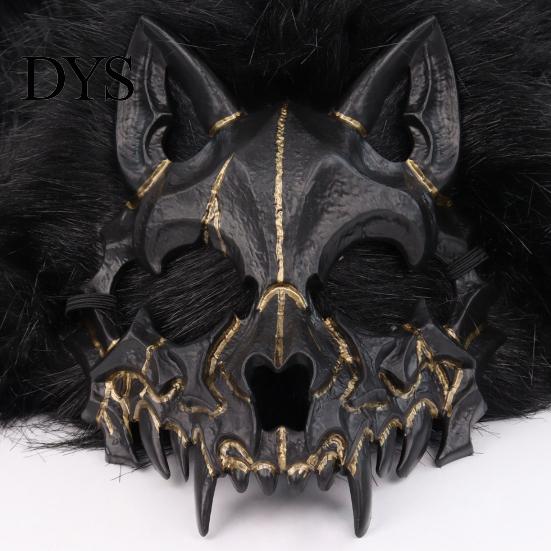 Retro Viking Style Cloak Wolf Head Shawl, Faux Fur Hooded Cape with Hood for Script Killing Costume Props Halloween Cosplay Party Stage Performance