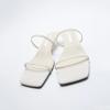 Simple Versatile One-piece Comfortable Outdoor Cool Mop 2025 New Style with Sloping Female Head Sexy Temperament High Heels