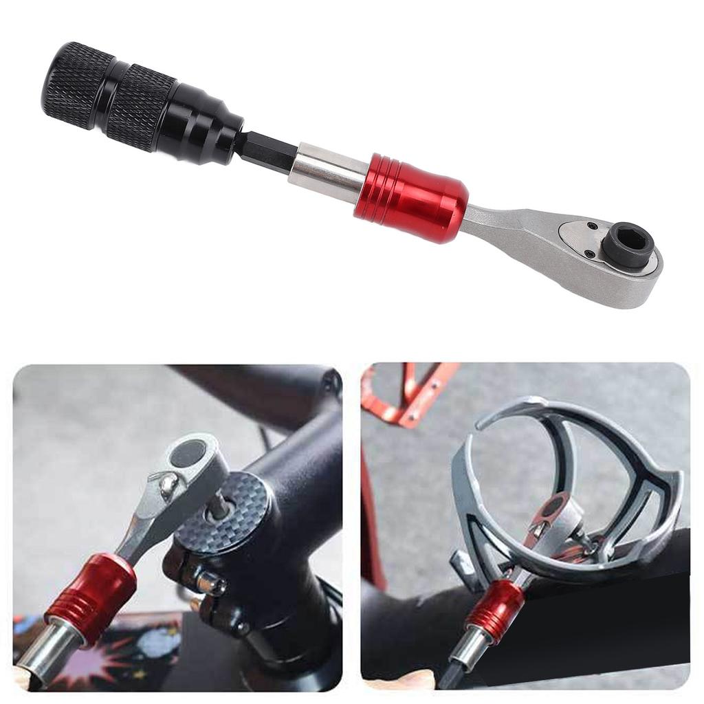 Набор отверток с трещоткой, магнитный держатель бит, набор отверток с трещоткой из алюминиевого сплава