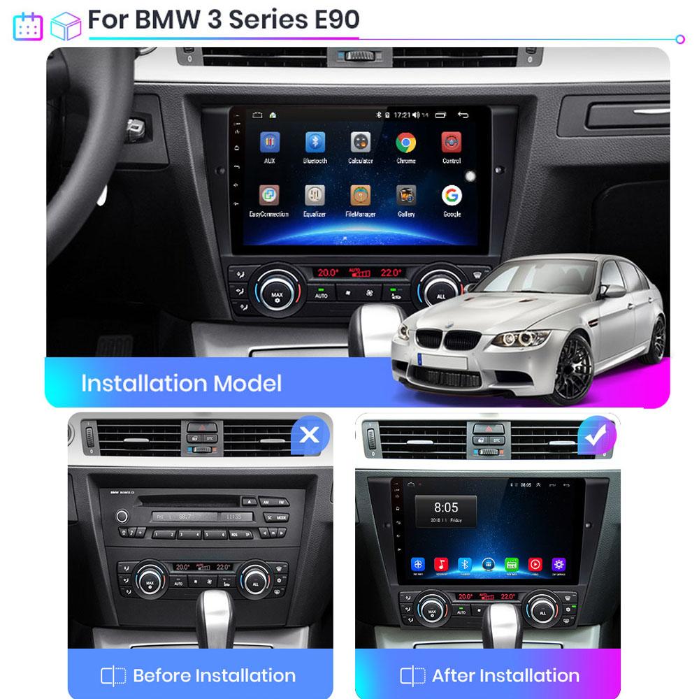 Android Car Radio For BMW 3 Series E90 2006-2012 Multimedia Player Head Unit Stereo GPS Navigation BT WIFI 1+16GB