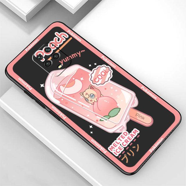 Чехол Pokemon IceCream Pikachu для Xiaomi Redmi Note 11 9S 10 9 8 7 9A 9C 9i K40 8T 10C 9T K50 силиконовый чехол для телефона