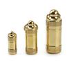Outdoor Accessory Tablet Container Brass Pill Storage Box Keychain Holder Pill Case Pill Bottle