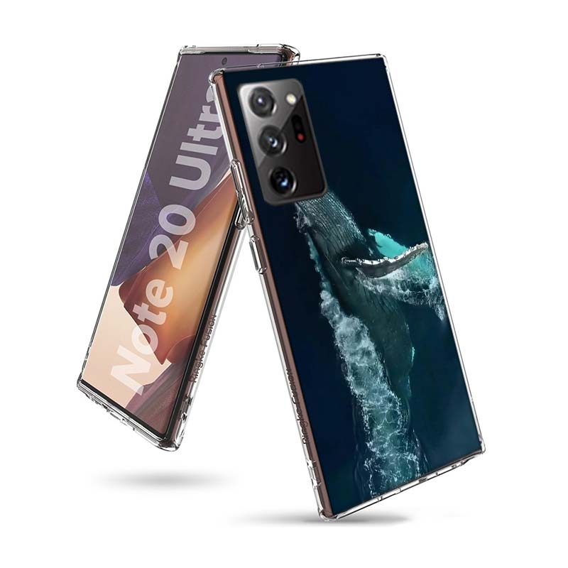 Чехол для телефона 'Морской Гигант Кит' для Samsung A55 A35 A25 A15 A07 A05S A16 A17 A26 A36 A37 A56 A57 Galaxy Note 20 10 A50S A71 A51 A31 A