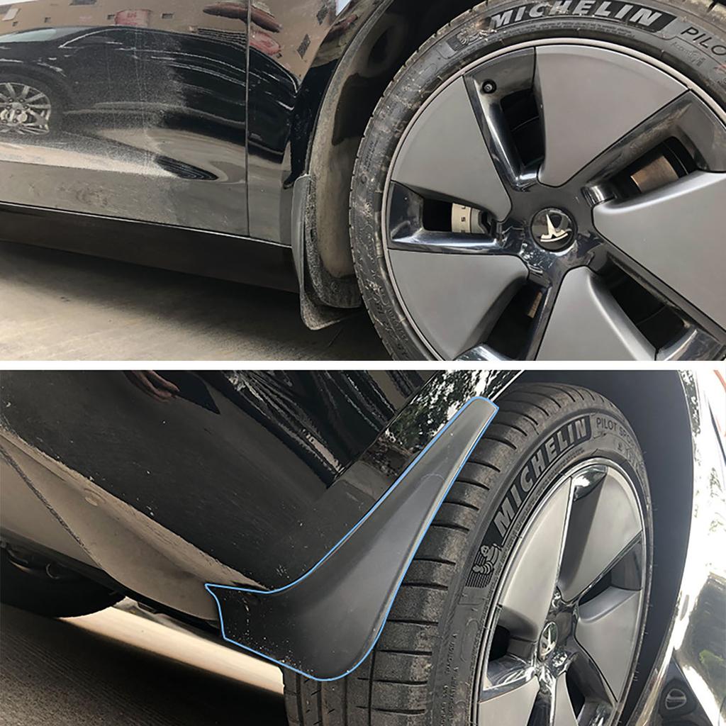 Автомобильные брызговики для Tesla Model 3 2016 2017 2018 2022 2023 Брызговики передние и задние с подарком-камерой
