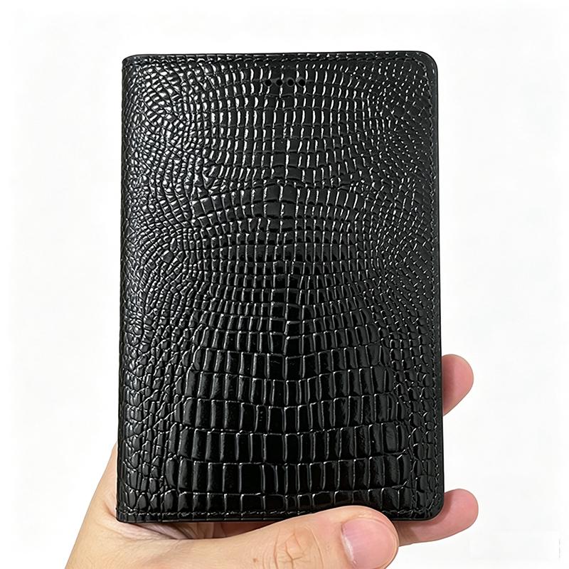 Genuine Leather Skin Flip Wallet Book Phone Case Cover on For Samsung Galaxy Z Fold 3 4 5 6 7 8 Ultra Wide 5G ZFold Fold8 Fold7