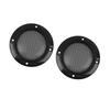 ACROPIX Car Woofer Cover Speaker Grille Protector 63.5mm Metal Mesh Round Black 2pcs