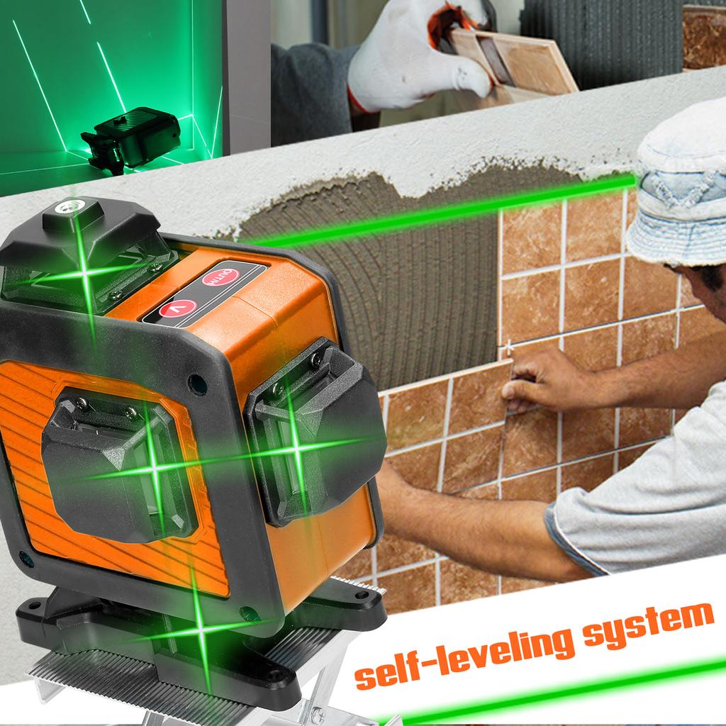 Multifunctional 16 Lines Laser Level Self-leveling Function Leveling Tool Omnidirectional Ground