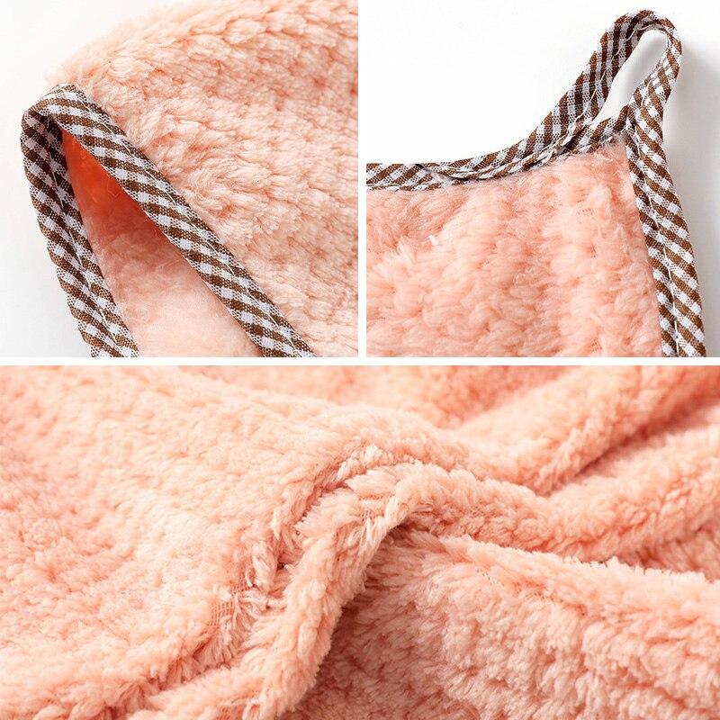 Мягкие кухонные полотенца для посуды, ткань из микрофибры, супер впитывающее подвесное полотенце для рук, кухонные инструменты