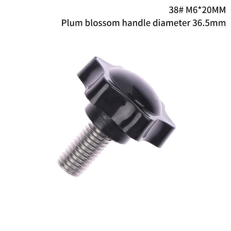 Промышленное оборудование M6 M8 M10 38 # с резьбой в форме звезды, зажимной болт, ручка, бакелитовая пластиковая головка, винт с ручкой
