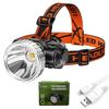 Outdoor Rechargeable Headlamp Home Portable Head-worn Torch Led Mini Strong Light Headlamp Outdoor Searchlight