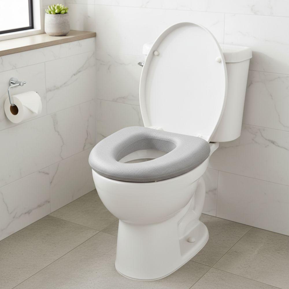Washable Toilet Seat Cushion Thickened Toilet Pad Universal Toilet Seat Cover Bathroom