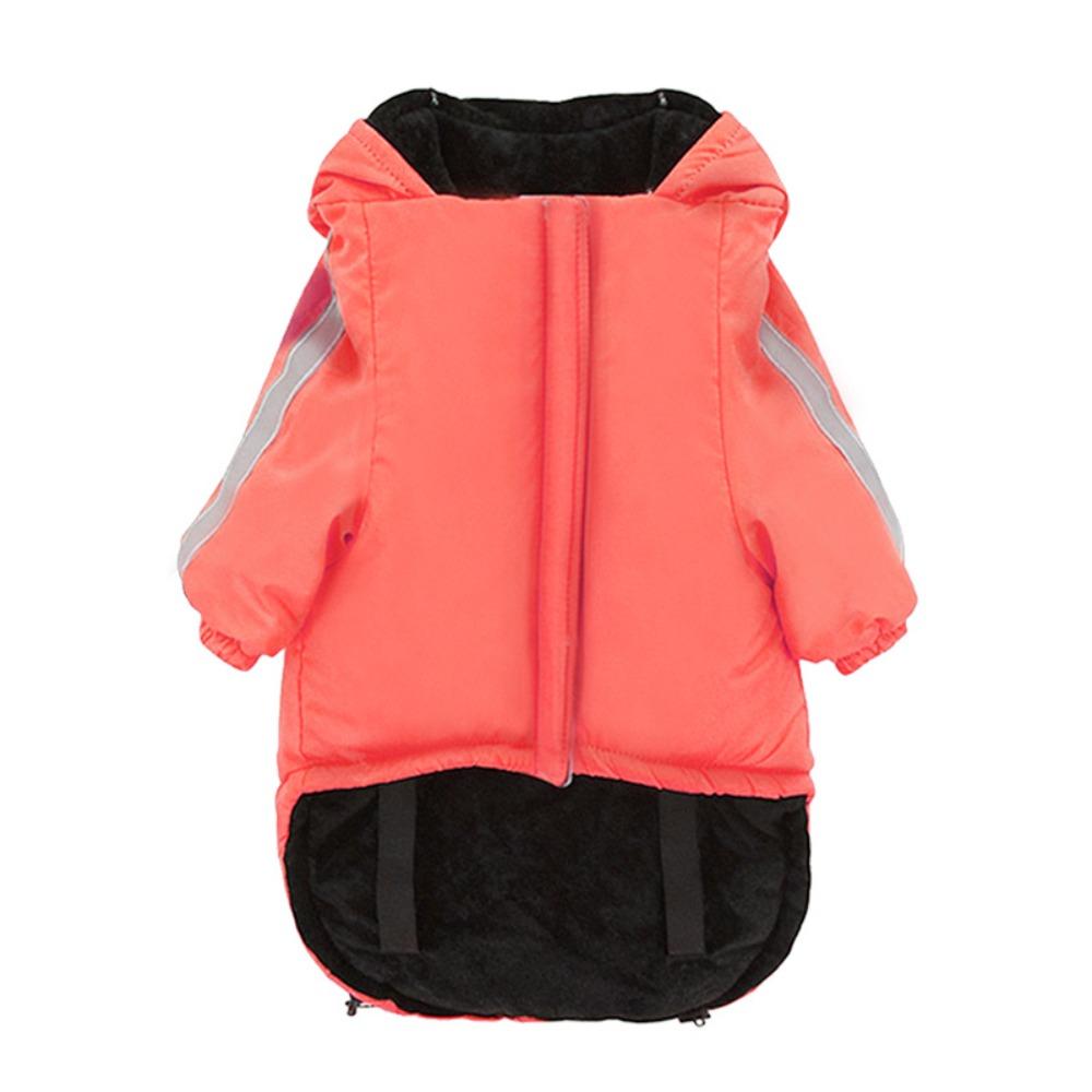 Windproof Fleece Dog Clothes Warm Pet Sweatshirt Fashion Dog Hooded Coat Outdoor