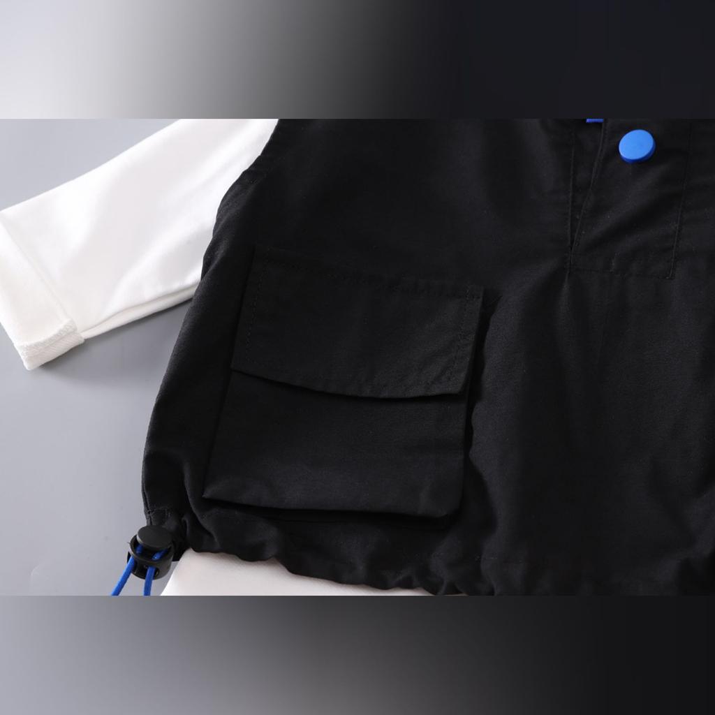 Детский повседневный комплект с длинным рукавом, удобные наряды для повседневной носки