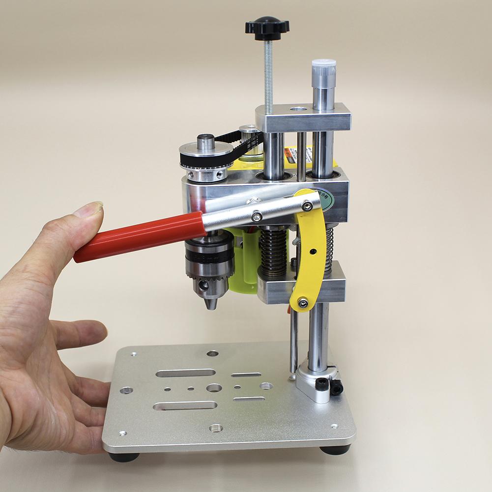 Mini Drill Press Portable Benchtop Driller 791 Motor Precision Table Drilling Machine Metal Wooden DIY Jewelry Making Tools