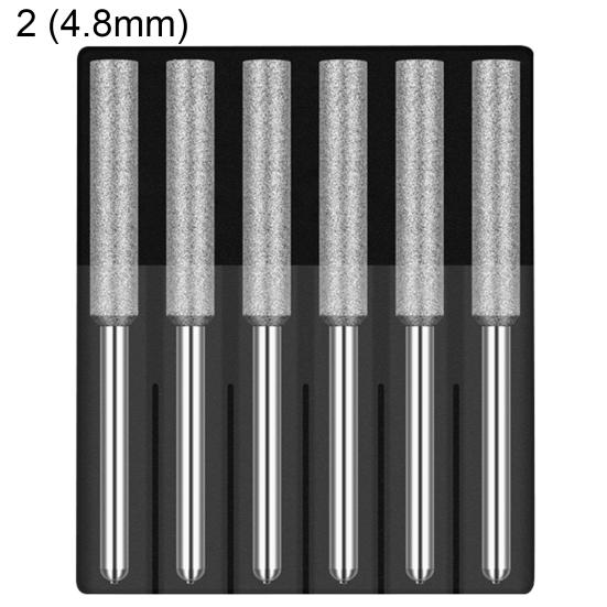 6 шт. многофункциональная точилка для бензопилы, супер шлифовальная производительность, тонко полированная, сильная стабильность, шлифовальный камень, напильник для резьбы по камню