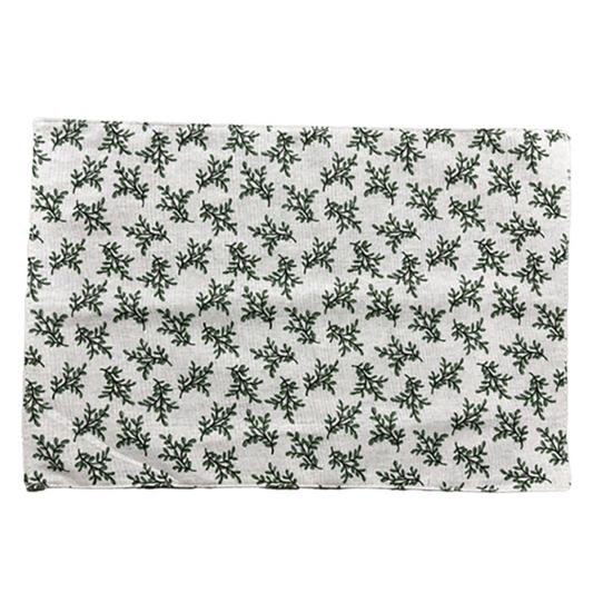Retro Floral Placemat Cotton Linen Round Rectangular Placemat Heat Insulation