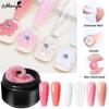 Monja Nail Art 3D скульптурный набор для моделирования УФ-гелевых ногтей, сушильная лампа для ногтей, двухсторонняя силиконовая ручка для резьбы, цветная бумажная основа, верхнее покрытие, инструменты для дизайна маникюра своими руками