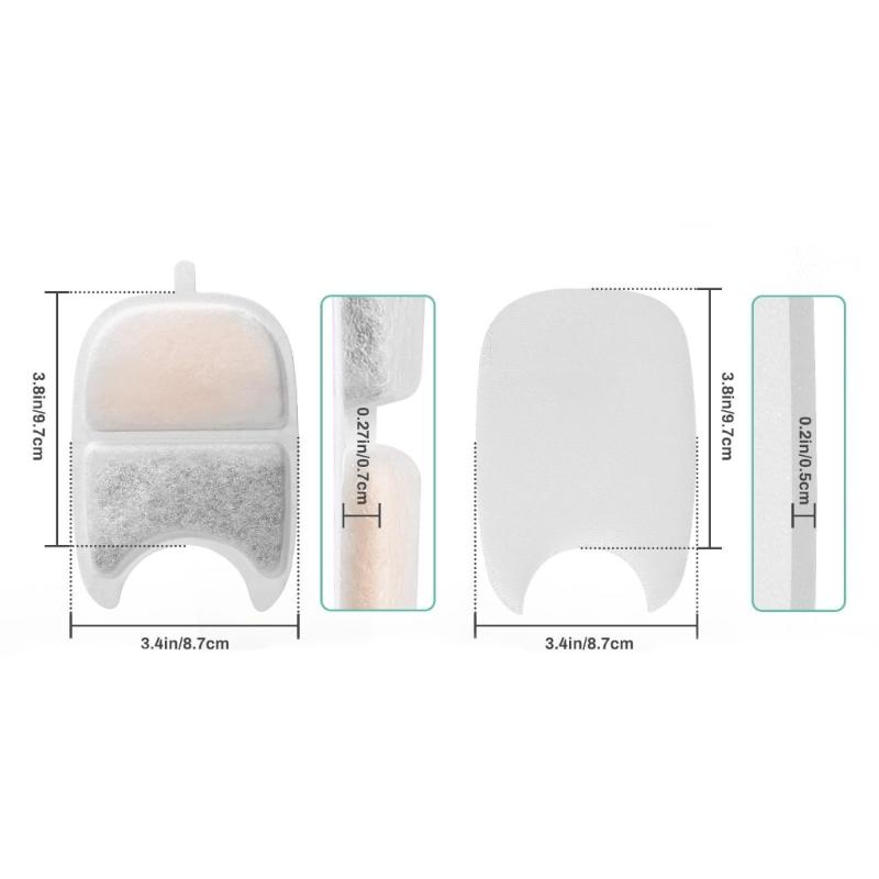 Automatic Water Fountain Replacement Filters Filtration Foam for Pet Water Fountain Activate Carbon Filters Sponge Set