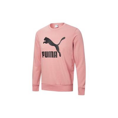 Puma Повседневный спортивный свитер с круглым вырезом для мужчин, топы, свадебный-розовый 599296-14