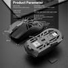 Игровая мышь Smailwolf Rs8 Bluetooth Беспроводная Три режима Легкая Полая конструкция 1K Возврат Компьютер Длительное время работы от аккумулятора
