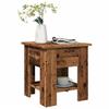 VidaXL Coffee Table Old Wood 40x40x42 Cm Engineered Wood, Side Table, Living Room Table, Side Table, End Table 856798