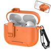 Чехол для AirPods 4 с кожаной текстурой, матовый чехол для наушников с подставкой для телефона, чехол для Bluetooth-гарнитуры для AirPods Pro 3 2 1, противоударный зарядный кейс для наушников