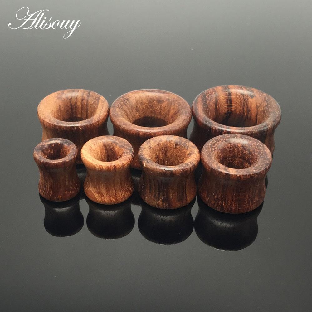 2 шт., модные беруши для тоннелей плоти, расширитель для пирсинга большого калибра, коричневый бубинга, розовое дерево, 8 мм-20 мм, украшения для пирсинга тела для мужчин