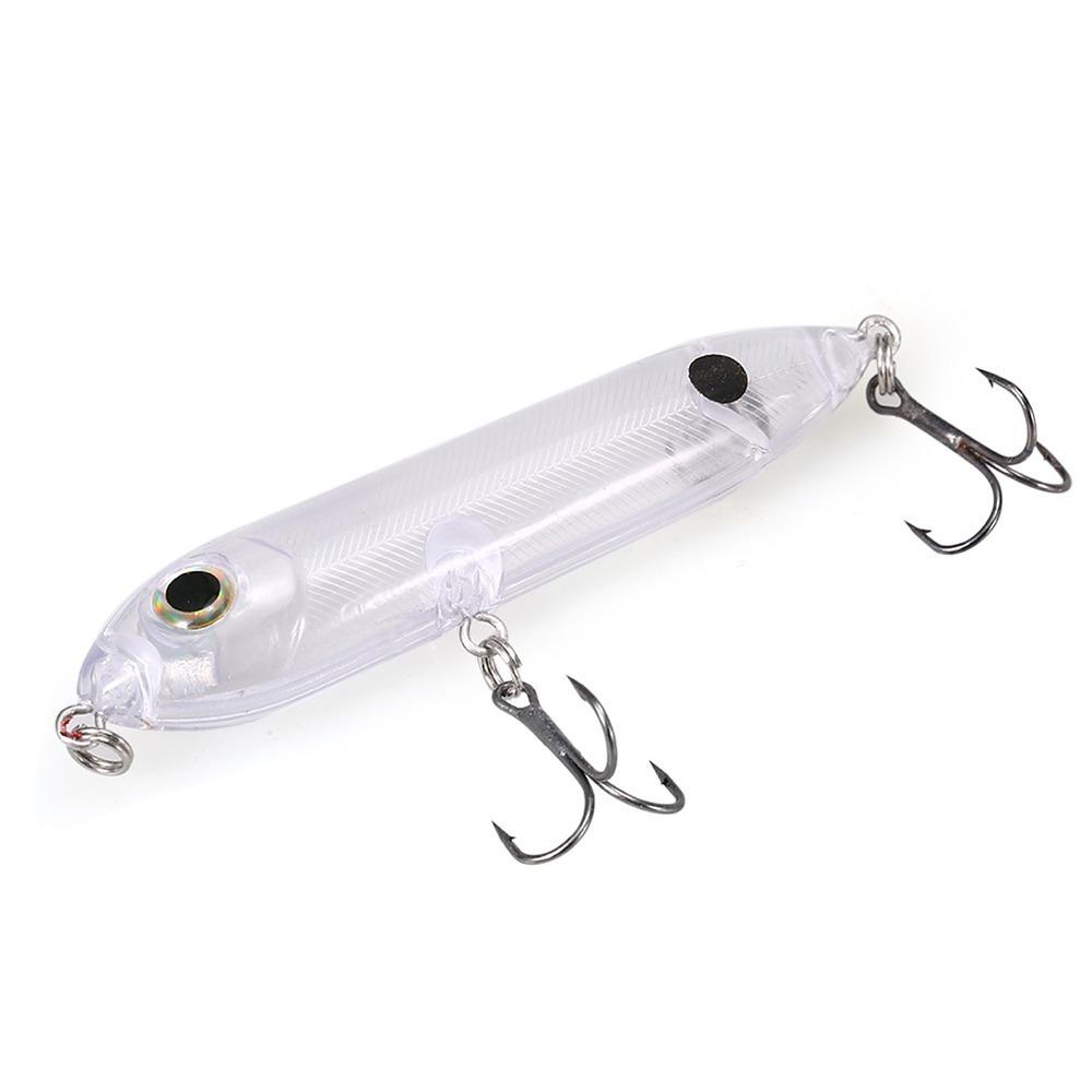 with 3D Eyes Pencil Popper Lure ABS Hard Bait Lure Topwater Fishing Lure Freshwater Fishing