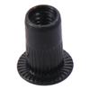 20Pcs Carbon Steel Zinc-Plated Threaded Insert Nut M3 M4 M5 M6 M8 M10 M12 Knurled Nuts
