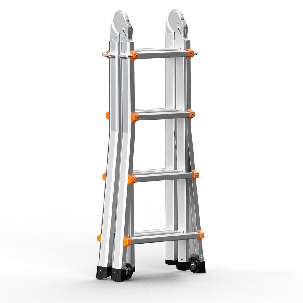 Telescoping Ladder A Frame 15 FT Extension Multi-Function for Homework