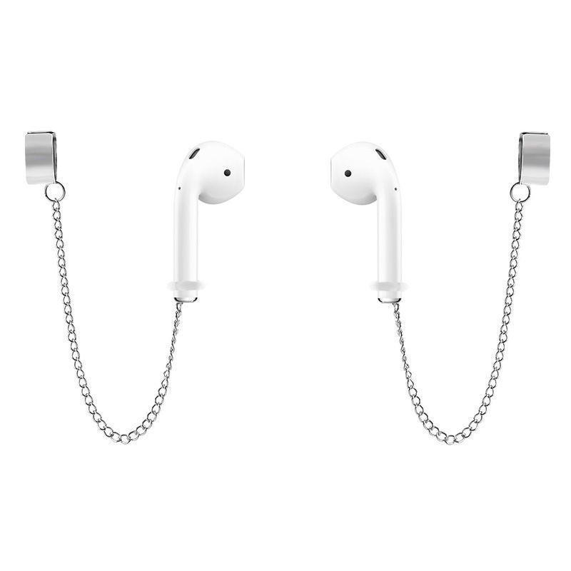 Наушники-крючки Apple AirPods с защитой от потери: Беспроводная Bluetooth-цепочка для ушей и клипса-косточка для мужчин и женщин