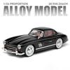 1:24 Металлическая модель автомобиля Mercedes-Benz 300SL 1936 года Игрушка Литье под давлением Металлический Литой Автомобиль Звук и Свет Игрушки Автомобили Для Детей Транспортное средство