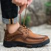 Мода Мода Мокасины из натуральной кожи Мужские Ручной работы На все случаи жизни Деловая обувь Новый тренд Мужская обувь для трекинга Обувь для отдыха Повседневная обувь