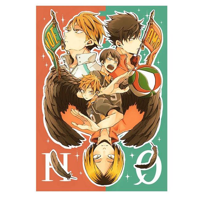 Аниме постер волейбол мальчик холст картина Haikyuu японский стиль мультфильм плакат Cuadros настенные художественные фотографии для гостиной