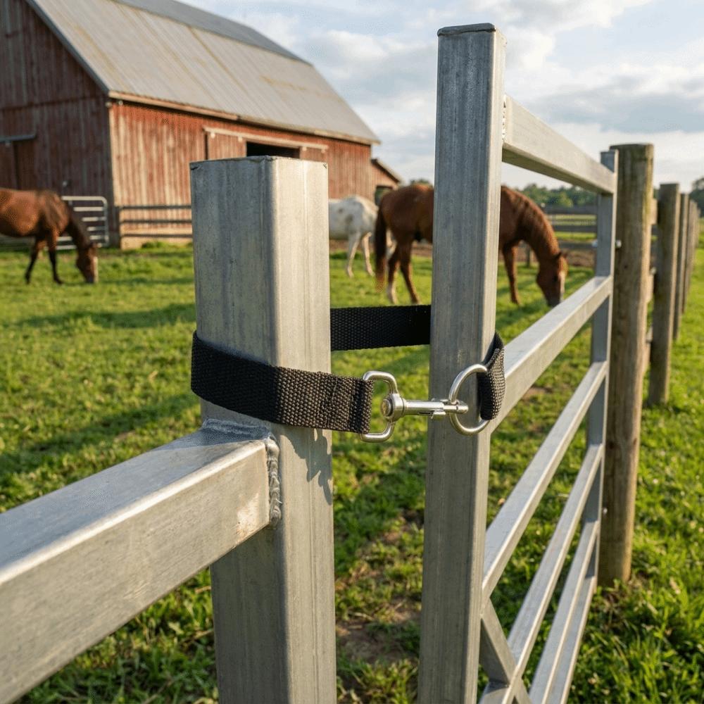 3Pcs Rope Buckle Ranch Gate Rope Lock Single-Loop Door Rope Lock Livestock Pen Gates