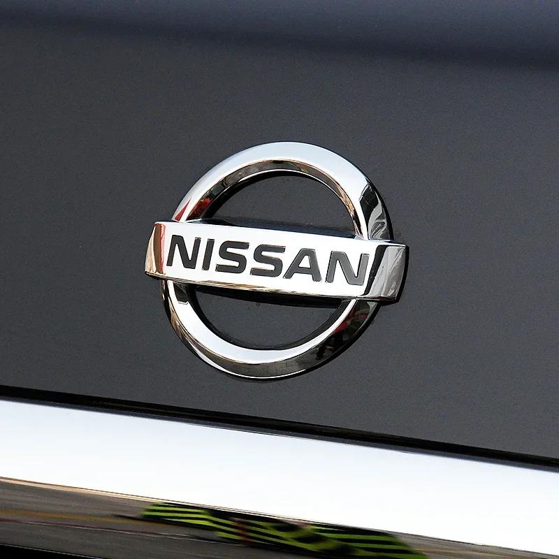 3D ABS Автомобильный Передний Значок Задний Значок Багажника Наклейка на Руль Для Nissan Qashqai Tiida Kicks Versa Leaf Sentra Altima X-trail