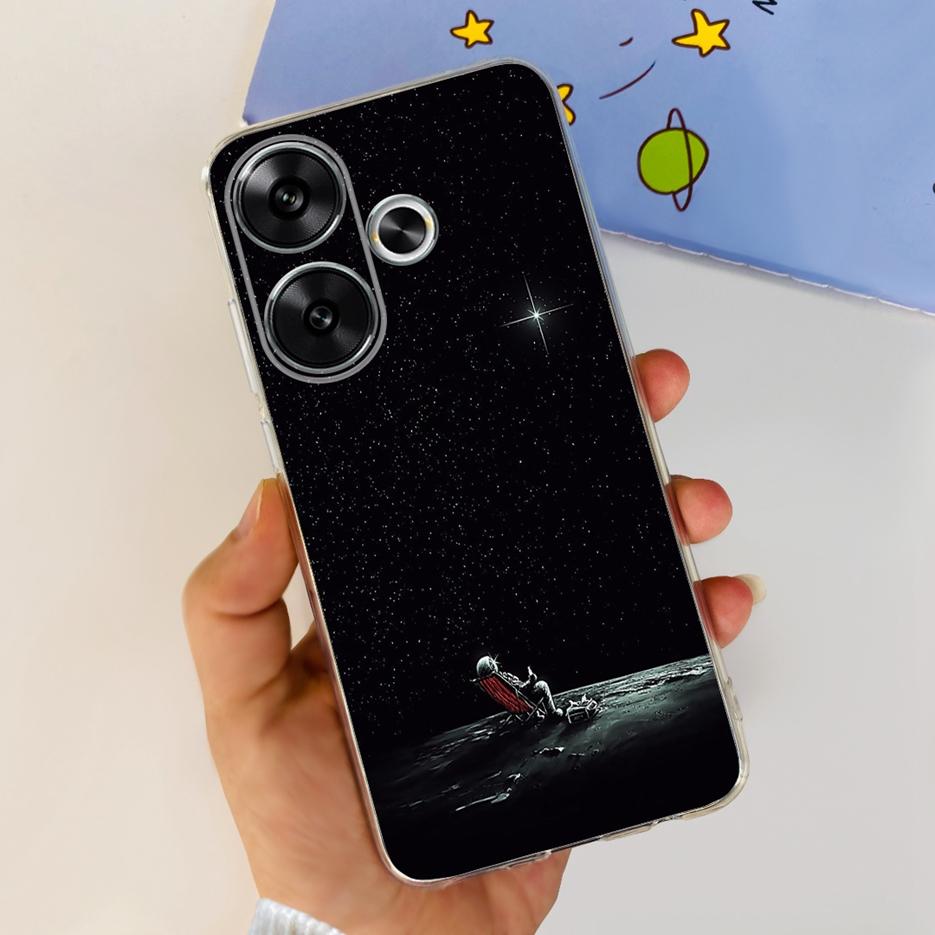 For Xiaomi Poco F6 Case Redmi Turbo3 New Fashion Painted Cover Soft Slim Phone Cases For Xiaomi Redmi Turbo 3 Poco F6 F 6 Bumper