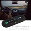 Wireless Bluetooth Handsfree Multipoint Speakerphone Speaker Car Kit Visor MP3 Music Player