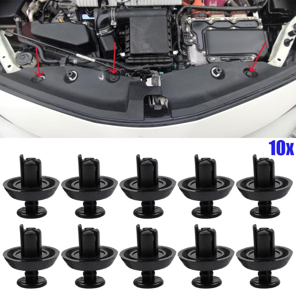 10x для Toyota Prius 30 2009 2010 2011 2012 2013 2014 2015 автомобильная панель заклепки крепление бампер брызговики крышка фиксированные зажимы нейлон