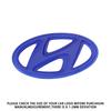 ABS Car Steering Wheel Center Emblem Sticker For Hyundai Tucson Elantra Accent i40 i30 i10 i20 Veloster Auto Interior Decoratio E7