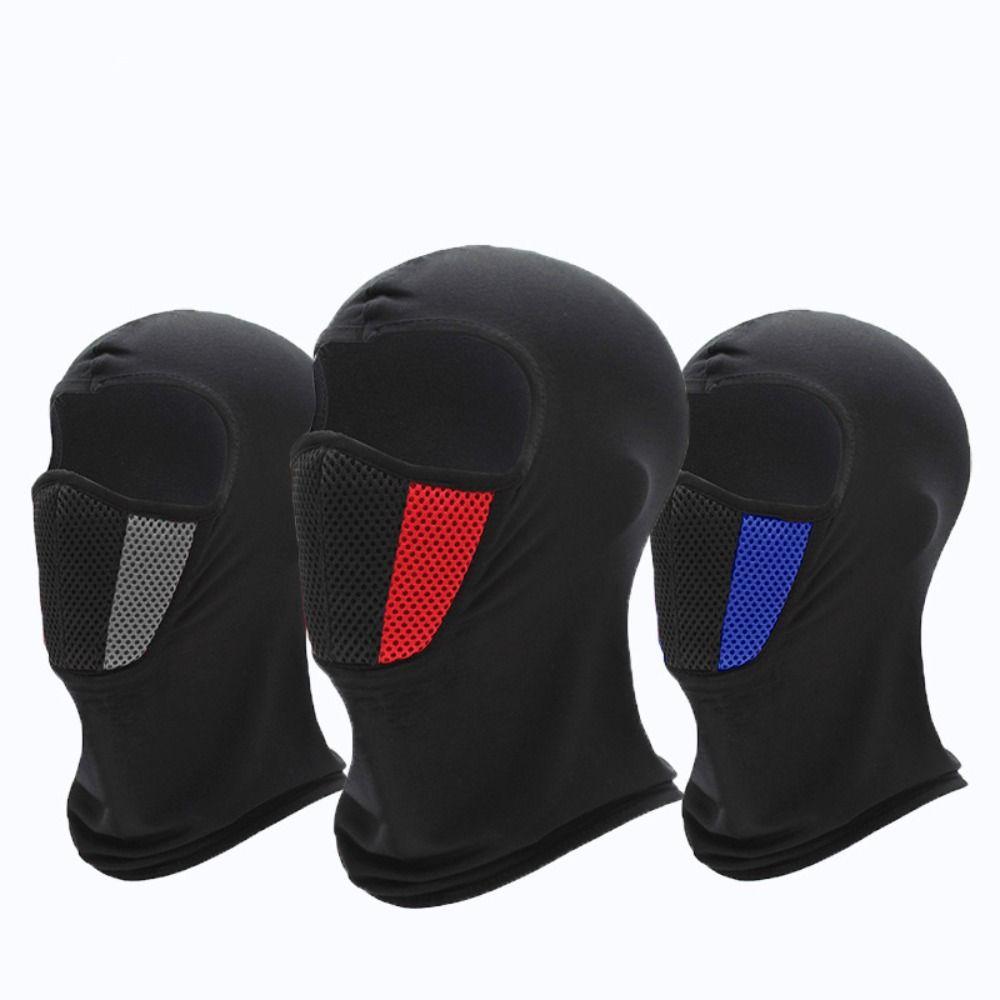 Breathable Full Face Neck Mask Elastic Trekking Riding Ski Hat Black Headgear Outdoor Sports