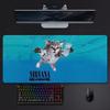 Classic Rock Band NNirvana Mouse Pad Large Gaming Mousepad With Stitched Edges Thickened Desk Mat Pc