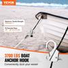 Boat Anchor Hook Stainless Steel Knotless Anchor System with Quick Release