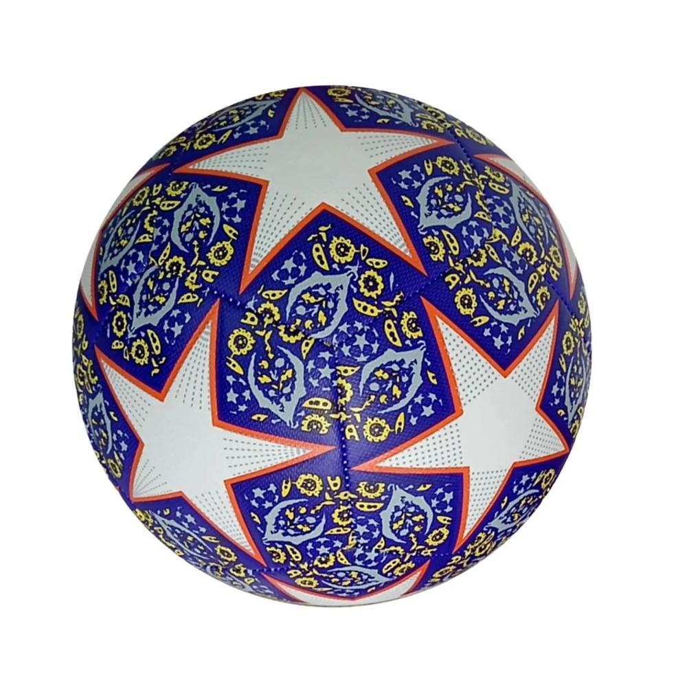 Футбольный мяч, размер 5, официальный футбольный мяч с бесшовной прошивкой из кожи