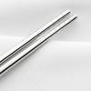 1 Pair Stainless Steel Chopsticks Set Chinese Chopsticks Sliver Dinnerware Reusable Tableware Sets