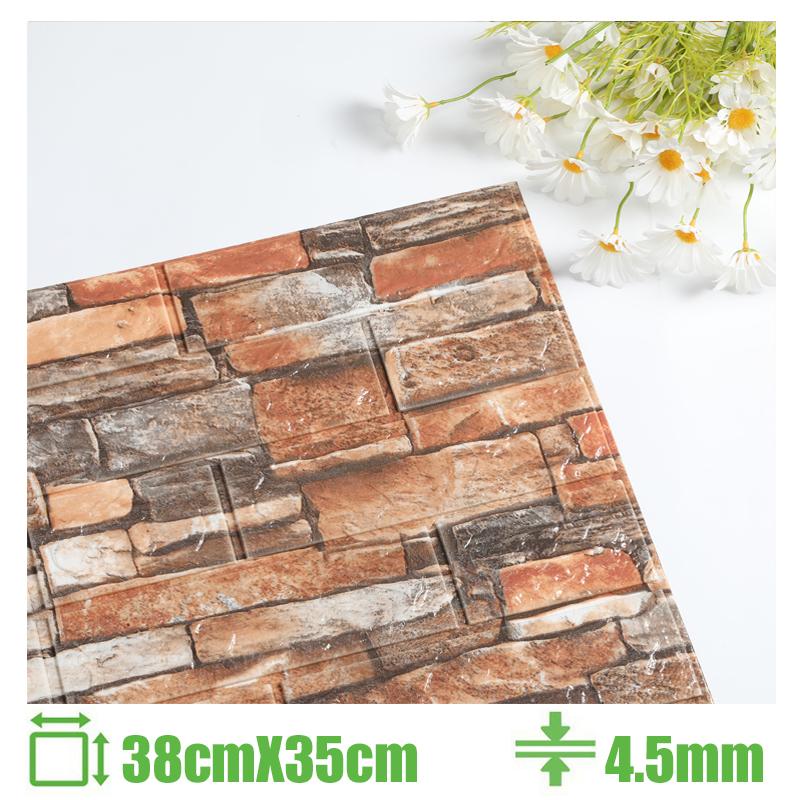 10 шт. 3d пенопластовые наклейки на стену, панели, кирпичные водостойкие клейкие обои для гостиной, спальни, дома, дома, декора для ванной комнаты