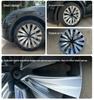 Колпаки на 19-дюймовые колеса Tesla Model Y 2019-2024: Декоративные аксессуары с полным покрытием, устойчивые к царапинам, для 3-го/4-го поколения