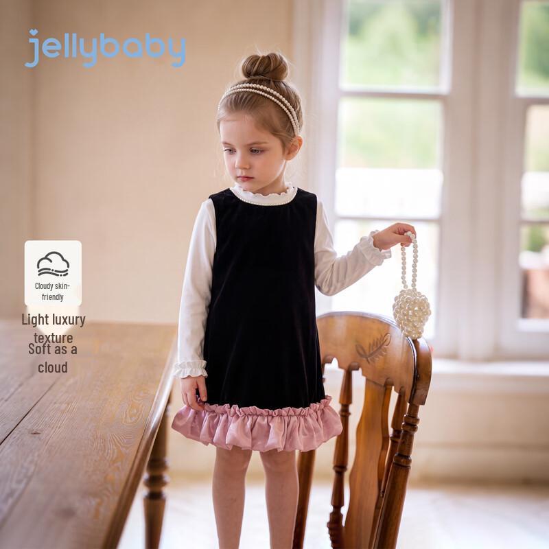 Детский вельветовый жилет-платье JELLYBABY Комплект
