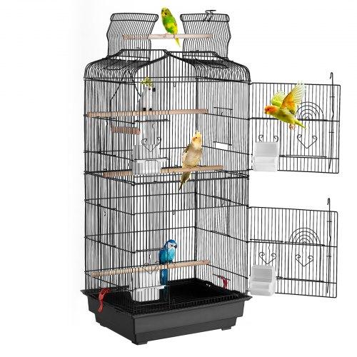 VEVOR 41-inch Open Top Large Parrot Bird Cage